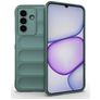 Mobigear Bumpy Samsung Galaxy A27 Hülle Flexibles TPU Backcover - Grün
