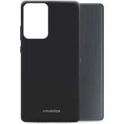 Mobilize Rubber Gelly Motorola Moto G85 Hülle Flexibles TPU Backcover - Schwarz
