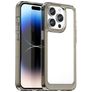 Mobigear Crystal iPhone 15 Pro Max Hülle Hardcase Backcover - Transparent / Grau