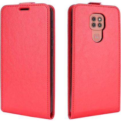 Mobigear Motorola Moto G9 Play Hülle Flipcase - Rot