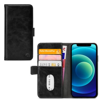 Mobilize Elite Gelly iPhone 12 Mini Hülle Klapphülle - Schwarz