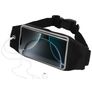 Mobiparts Comfort Fit Handyhalterung Joggen iPhone 16 Pro Sporthülle Neopren Sportarmband - Schwarz