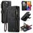 Caseme C30 iPhone 14 Pro Max Hülle Klapphülle Geldbörse - Schwarz