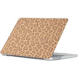Mobigear Hardshell MacBook Pro 14 Zoll (2021-2025) Hardcase Hülle MacBook Case - Braun - Model A2442 / A2779 / A2918 / A2992 / A3401 / A3112 / A3434