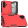 Mobigear Heavy Armor iPhone 16 Plus Hülle Hardcase Backcover Stoßfest - Rot
