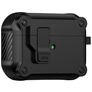 Mobigear Armor Clip Apple AirPods Pro 2 Hardcase Hülle - Schwarz