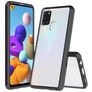 Mobigear Crystal Samsung Galaxy A21s Hülle Hardcase Backcover - Schwarz / Transparent
