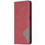 Mobigear Rhombus Slim Realme Narzo 30 5G‎ Hülle Klapphülle - Rot