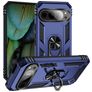 Mobigear Armor Ring Google Pixel 9 Hülle Hardcase Backcover Stoßfest mit Ringhalter - Blau
