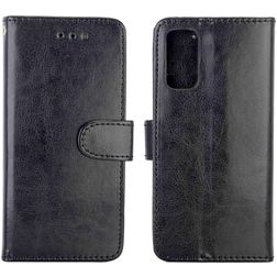 Mobigear Wallet Samsung Galaxy S20 Klapphülle Portemonnaie - Schwarz