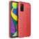 Mobigear Luxury Samsung Galaxy A03s Hülle Flexibles TPU Backcover - Rot