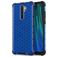 Mobigear Honeycomb Xiaomi Redmi Note 8 Pro Hülle Hardcase Backcover Stoßfest - Blau