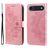 Mobigear Flowers iPhone Air Hülle Klapphülle Geldbörse - Roségold