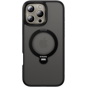 Valenta Frost iPhone 16 Pro Max MagSafe Hülle Hardcase Backcover - Schwarz