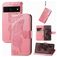 Mobigear Butterfly Google Pixel 7 Pro Klapphülle Portemonnaie - Pink