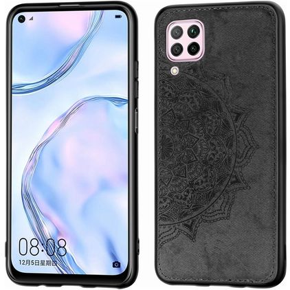 Mobigear Mandala Huawei P40 Lite Hülle Hardcase Backcover - Schwarz