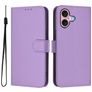 Mobigear Urban Wallet iPhone 16 Hülle Klapphülle Geldbörse - Lila