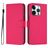 Mobigear Urban Wallet iPhone 16 Pro Hülle Klapphülle Geldbörse - Magenta