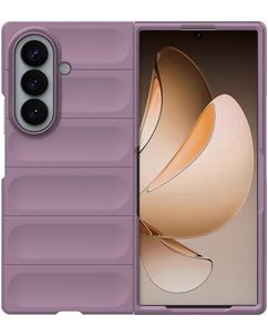 Mobigear Bumpy Samsung Galaxy Z Fold 8 Ultra Hülle Flexibles TPU Backcover - Lila