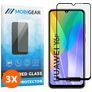 Mobigear Premium Huawei Y6p Panzerglas Gehärtetes Glas Displayschutz - Hüllenfreundlich - Schwarz (3er Pack)