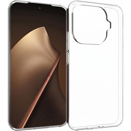 Mobigear Basics Durchsichtig Xiaomi 15T Pro Hülle Flexibles TPU Backcover - Transparent