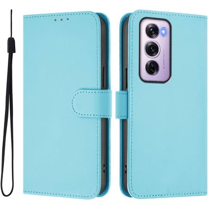 Mobigear Urban Wallet OPPO Reno 12 Pro Klapphülle Portemonnaie - Blau