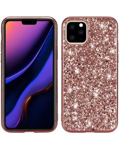 Mobigear Shockproof Glitter Powder TPU Case Rose Gold Apple iPhone 11