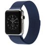 Mobigear Style Loop Milanaise Apple Watch Armband Magnetverschluss - 49/46/45/44 mm - Blau