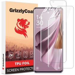 GrizzlyCoat OPPO Reno 10 Pro Hydrogel TPU Displayschutz - Hüllenfreundlich (2er Pack)