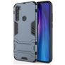 Mobigear Armor Stand Xiaomi Redmi Note 8T Hülle Hardcase Backcover Stoßfest mit Ständer - Marineblau