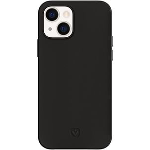 Valenta Snap Luxe iPhone 13 Echtleder Backcover - Schwarz