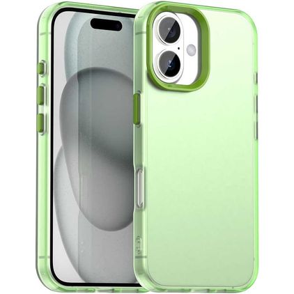 Mobigear Crystal iPhone 18 Hülle Hardcase Backcover - Grün