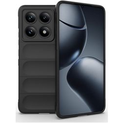 Mobigear Bumpy Xiaomi 14T Pro TPU (flexibel) Backcover - Schwarz