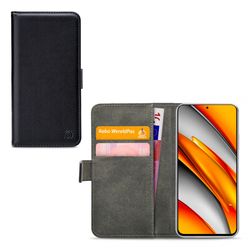 Mobilize Classic Gelly Wallet POCO F3 Klapphülle Portemonnaie - Schwarz