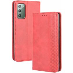 Mobigear Sensation Samsung Galaxy S20 FE Hülle Klapphülle Geldbörse - Rot