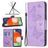 Mobigear Butterfly Samsung Galaxy A13 4G Klapphülle Portemonnaie - Lila