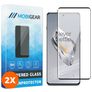 Mobigear Premium OnePlus 12 Panzerglas Gehärtetes Glas Displayschutz - Hüllenfreundlich - Schwarz (2er Pack)