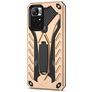 Mobigear Armor Stand POCO M4 Pro 5G Hardcase Backcover Shockproof mit Ständer - Gold