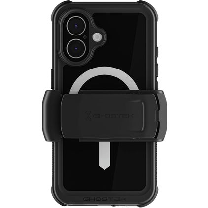 Ghostek Nautical Belt iPhone 16 Wasserdicht MagSafe Hülle Hardcase Backcover Stoßfest - Schwarz