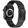 Mobigear Brisbane Titan Apple Watch Armband Faltschließe - 49/46/45/44 mm - Schwarz