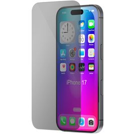 Mobiparts iPhone 17 Panzerglas Gehärtetes Glas Displayschutz Privacy - Hüllenfreundlich - Schwarz