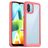 Mobigear Crystal Xiaomi Redmi A1 4G Hülle Hardcase Backcover Stoßfest - Transparent / Rot