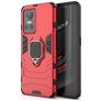 Mobigear Armor Ring Realme GT Neo 3 Hardcase Backcover Shockproof mit Ringhalter - Rot