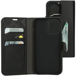 Mobiparts Classic Wallet iPhone 14 Pro Max Hülle Klapphülle Geldbörse - Schwarz