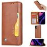 Mobigear Card Set iPhone 11 Hülle Klapphülle Geldbörse - Cognac