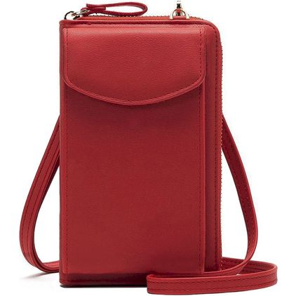 Antonio Fonzo Crossbody Handytasche - Large - Cherry Red