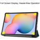 Mobigear Tri-Fold Samsung Galaxy Tab S6 Lite Hülle Klapphülle - Mandelblüten