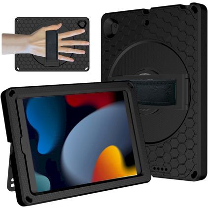Mobigear Ruggedized iPad Pro 10.5 Zoll (2017) Hülle EVA Schaum Backcover + Ständer - Schwarz