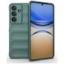 Mobigear Bumpy Samsung Galaxy S26 Plus Hülle Flexibles TPU Backcover - Dunkelgrün