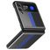 Mobigear Racing Samsung Galaxy Z Flip 3 Hülle Hardcase Backcover - Schwarz / Blau